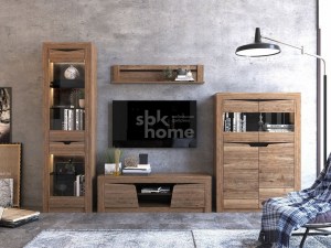Модульная гостиная Гарда Дуб галифакс Табак (SBK-Home)